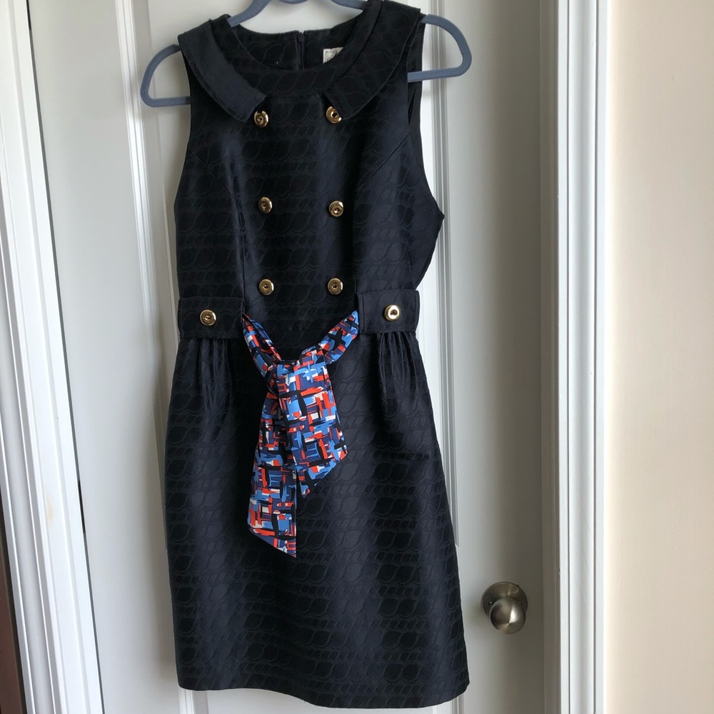 Milly New York Navy Blue Nautical Sheath Dress